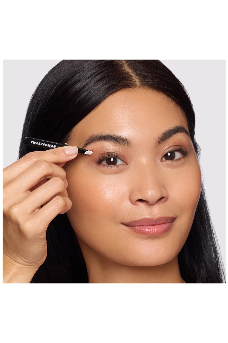Dusted Onyx Mini Slant Tweezer, Alternate, color, DUSTED ONYX