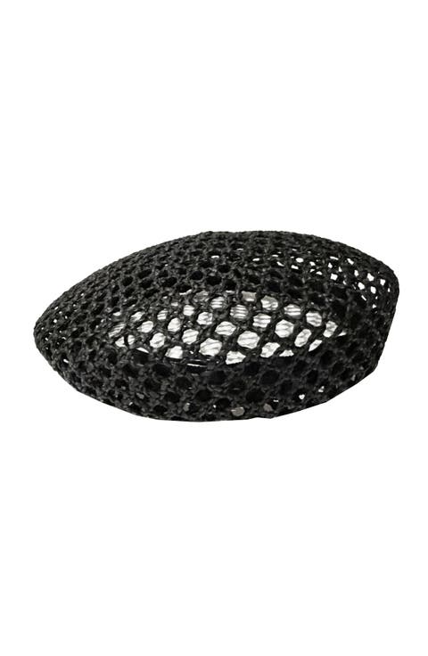 Bini Mesh Straw Beret