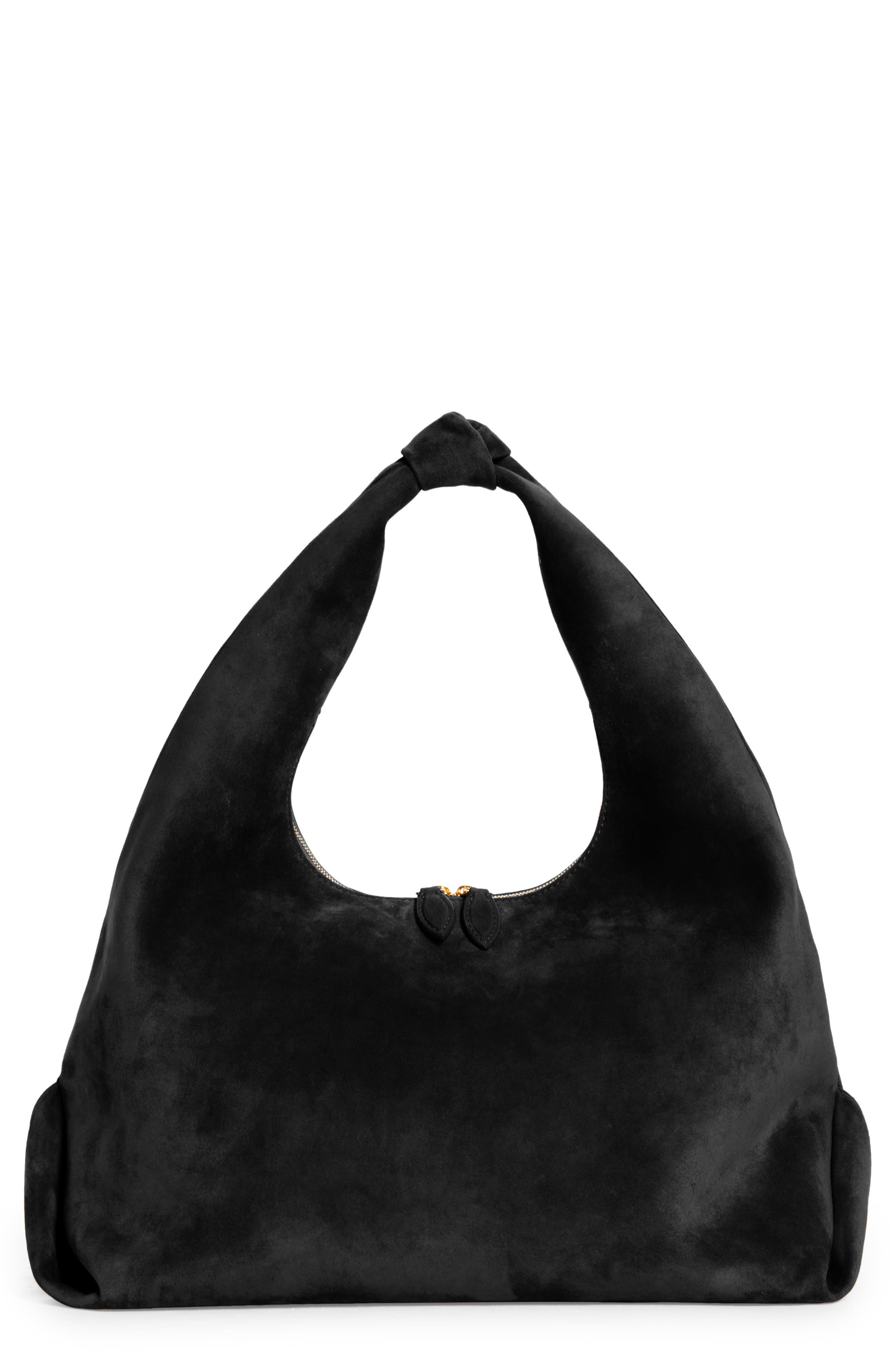 Khaite Large Beatrice Suede Hobo Bag, Main, color, 