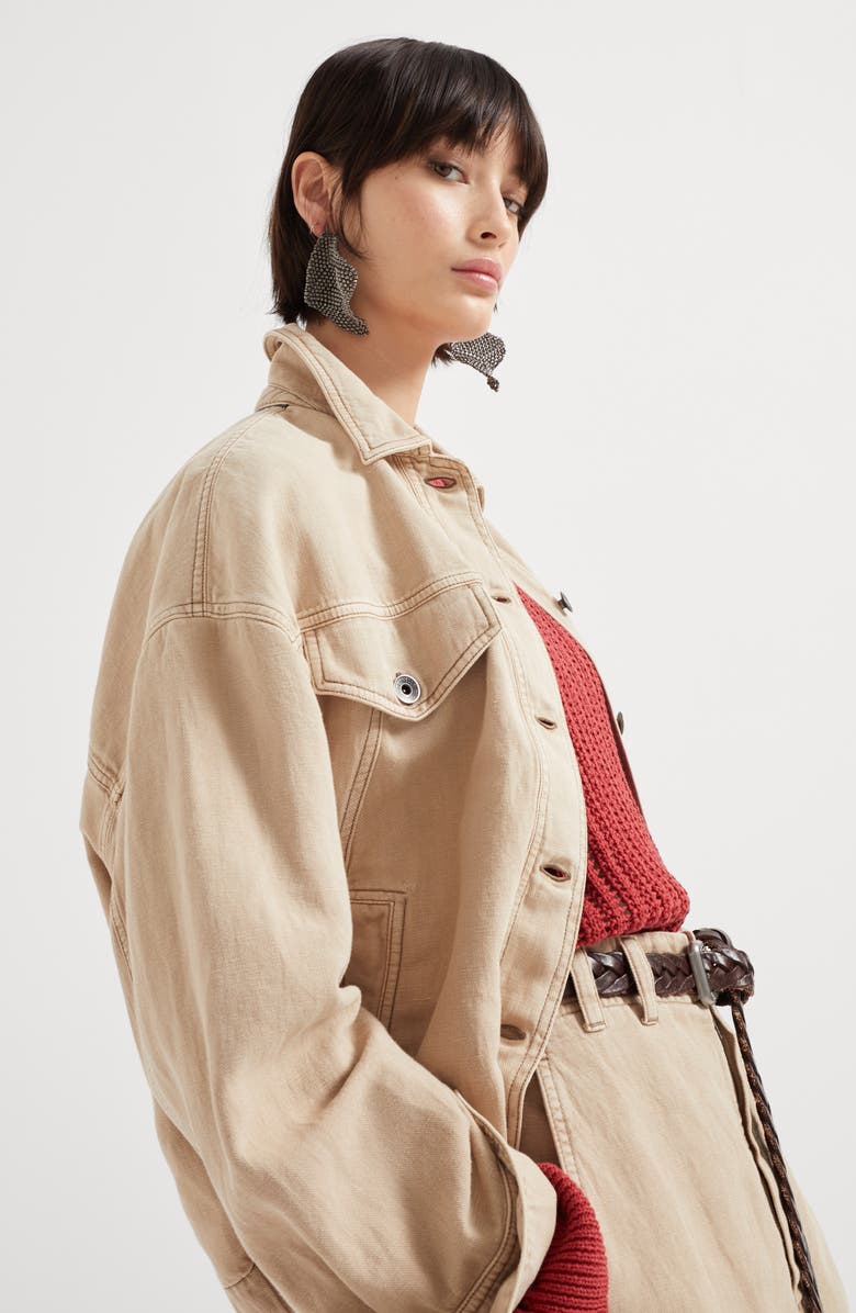 Brunello Cucinelli Jacket with monili, Alternate, color, 