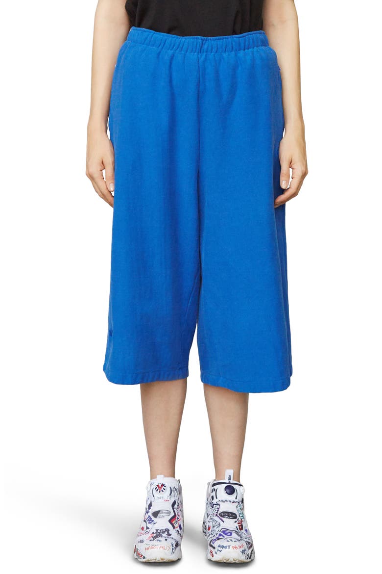 x Champion Back Slit Shorts, Main, color, BLUE
