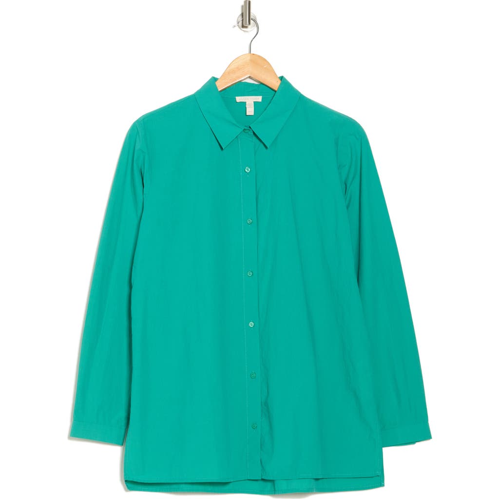 Eileen Fisher Organic Cotton Button-up Shirt