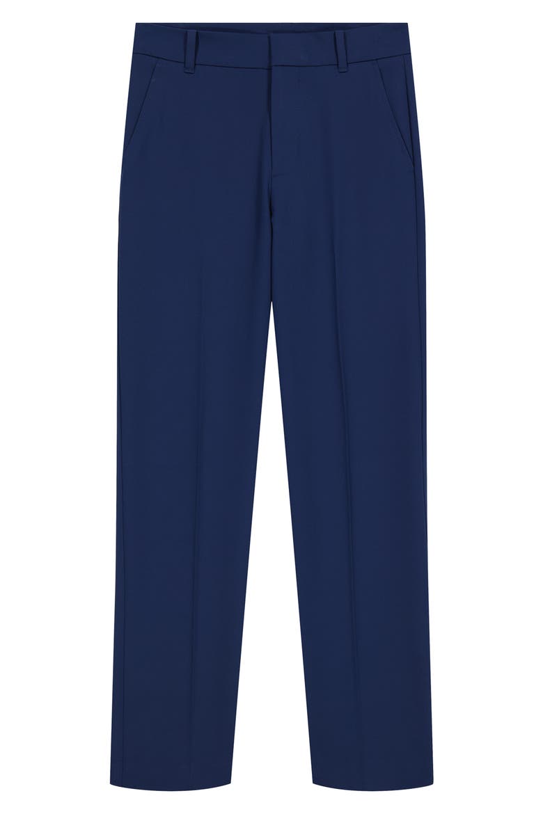 Kids' Flex Stretch Twill Performance Dress Pants, Main, color, BANK BLUE