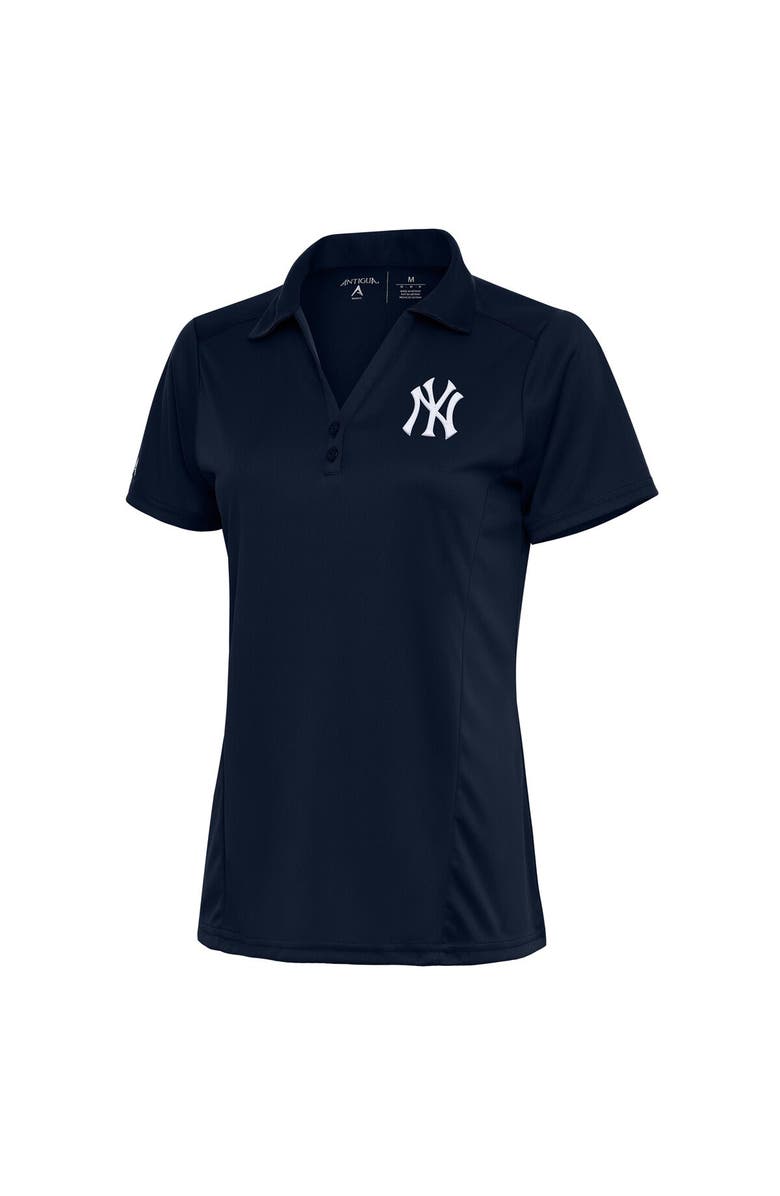 ANTIGUA Women's Antigua Navy New York Yankees Logo Tribute Polo, Main, color, Navy
