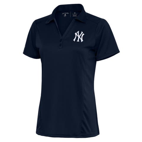 Women's Antigua Navy New York Yankees Logo Tribute Polo