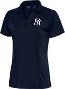 ANTIGUA Women's Antigua Navy New York Yankees Logo Tribute Polo