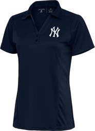ANTIGUA Women's Antigua Navy New York Yankees Logo Tribute Polo