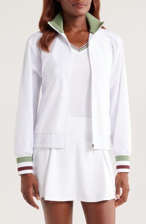 x Veronica Beard Front Zip Track Jacket