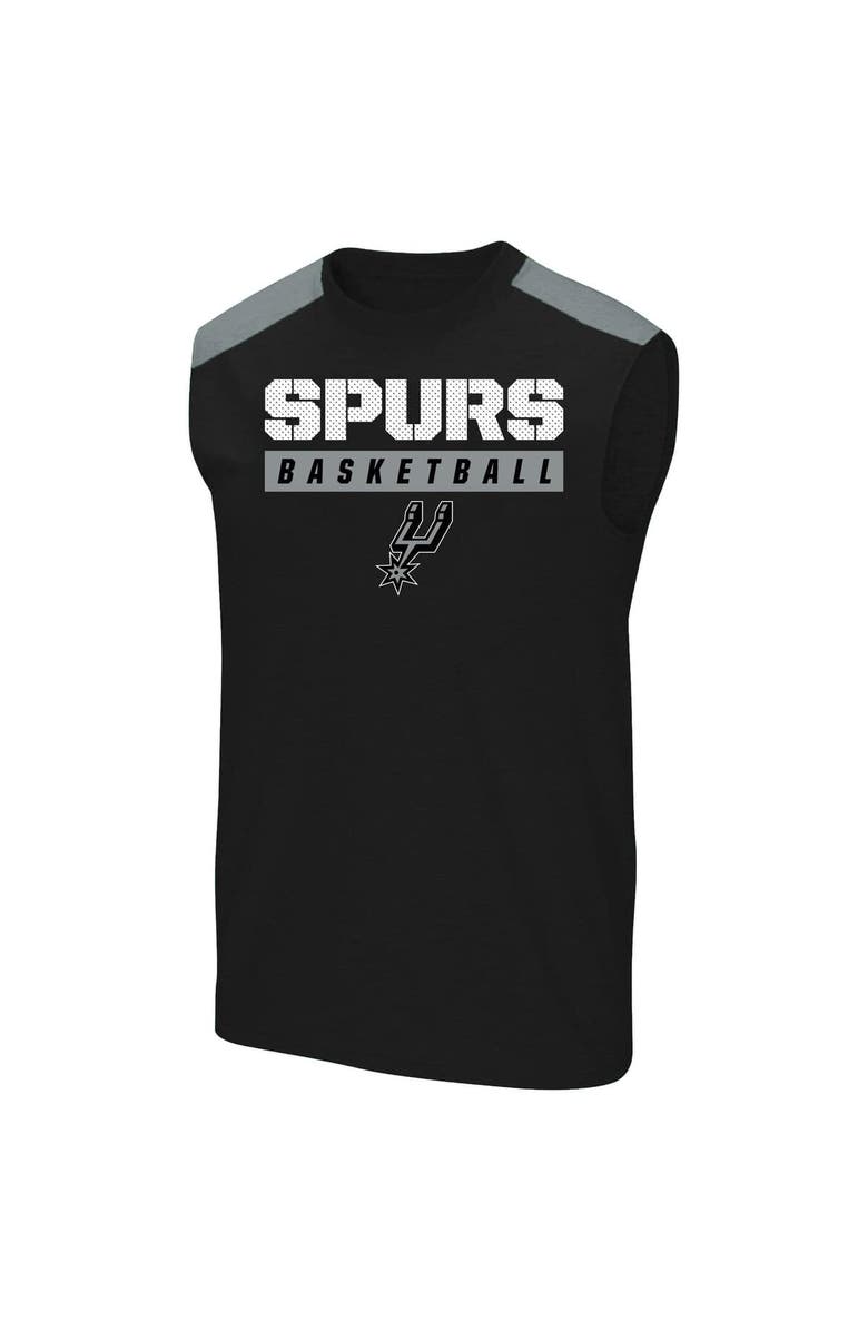 PROFILE Men's Profile Victor Wembanyama Black San Antonio Spurs Big & Tall Player Muscle Tank, Alternate, color, 