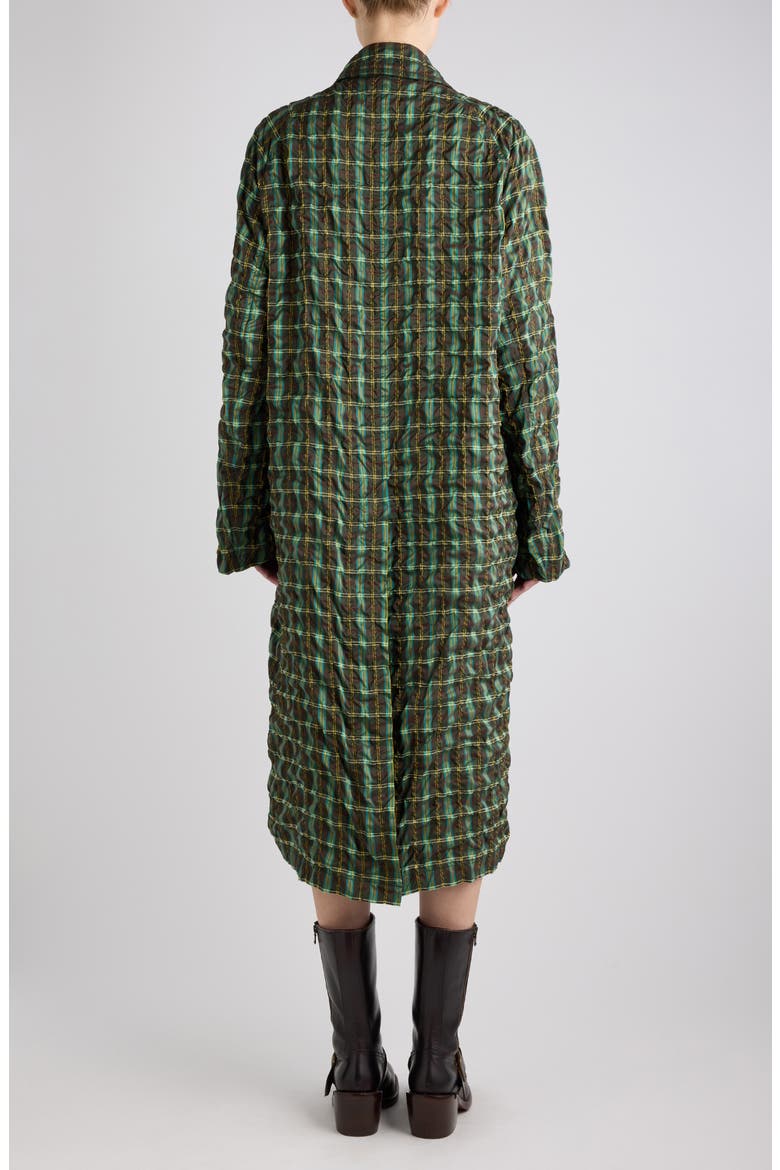 Raltonel Plaid Seersucker Coat, Alternate, color, KHAKI