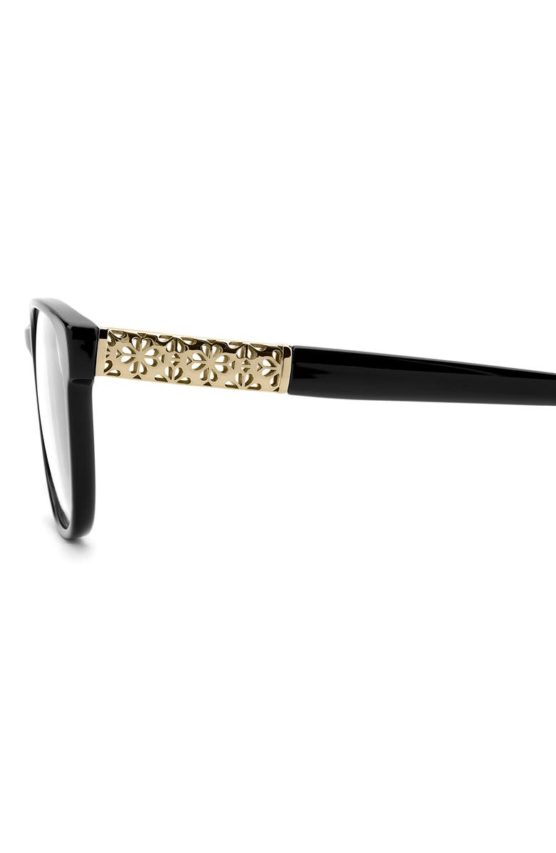 Kate Spade New York lyssa 51mm square optical glasses, Alternate, color, 