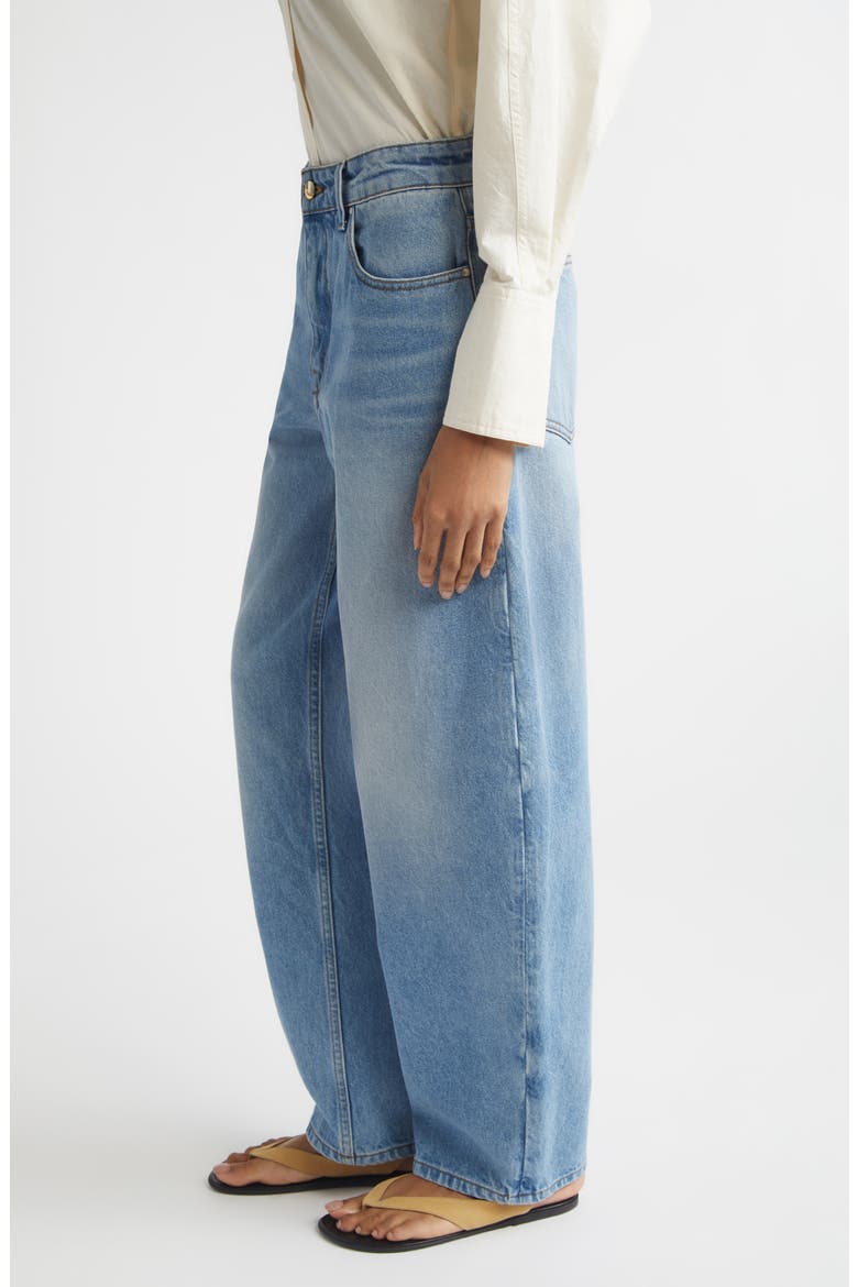 Rider Low Rise Barrel Leg Jeans, Alternate, color, SALT WASH