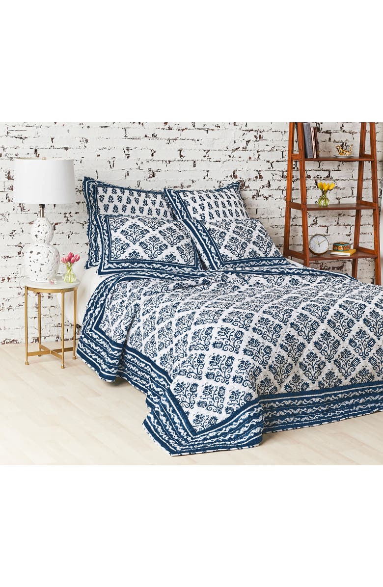 carol & frank 20" x 26" Colonial Williamsburg 20" x 26" Cassie Standard Sham, Alternate, color, Blue