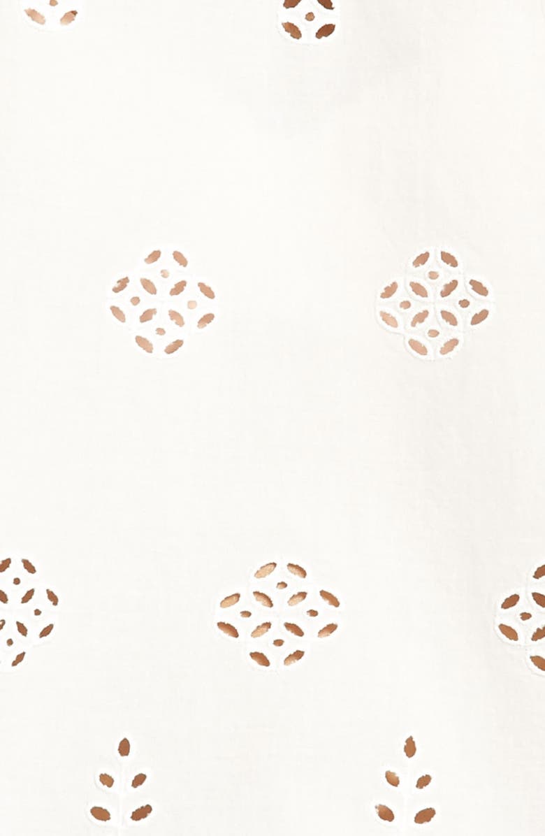 Madewell Eyelet Garden Sleeveless Top, Alternate, color, 