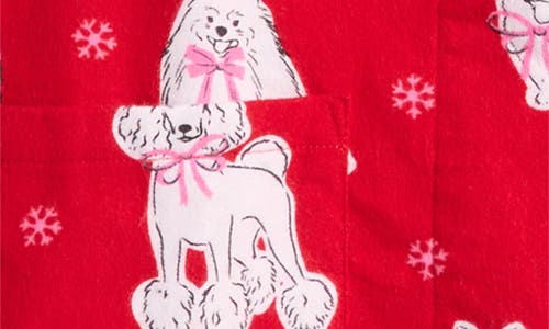 Pj Salvage Print Flannel Pajamas In Red