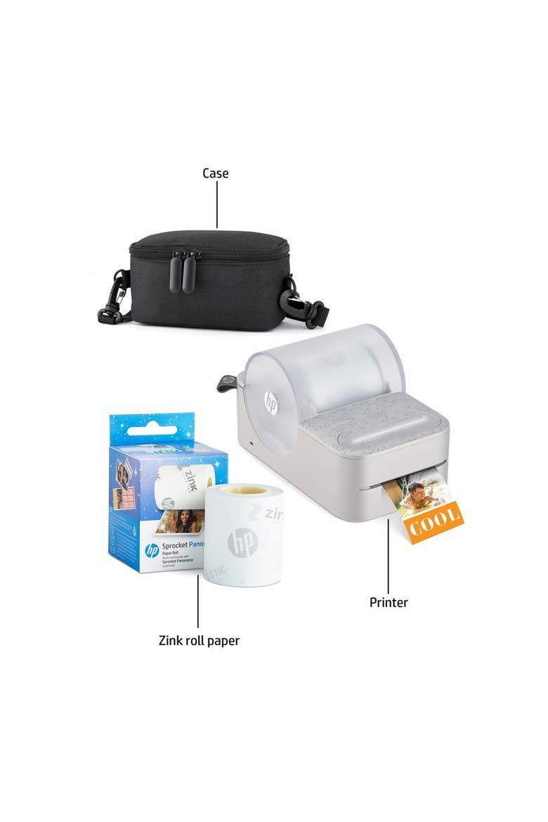 Sprocket Panorama Photo Starter Bundle, Alternate, color, Grey