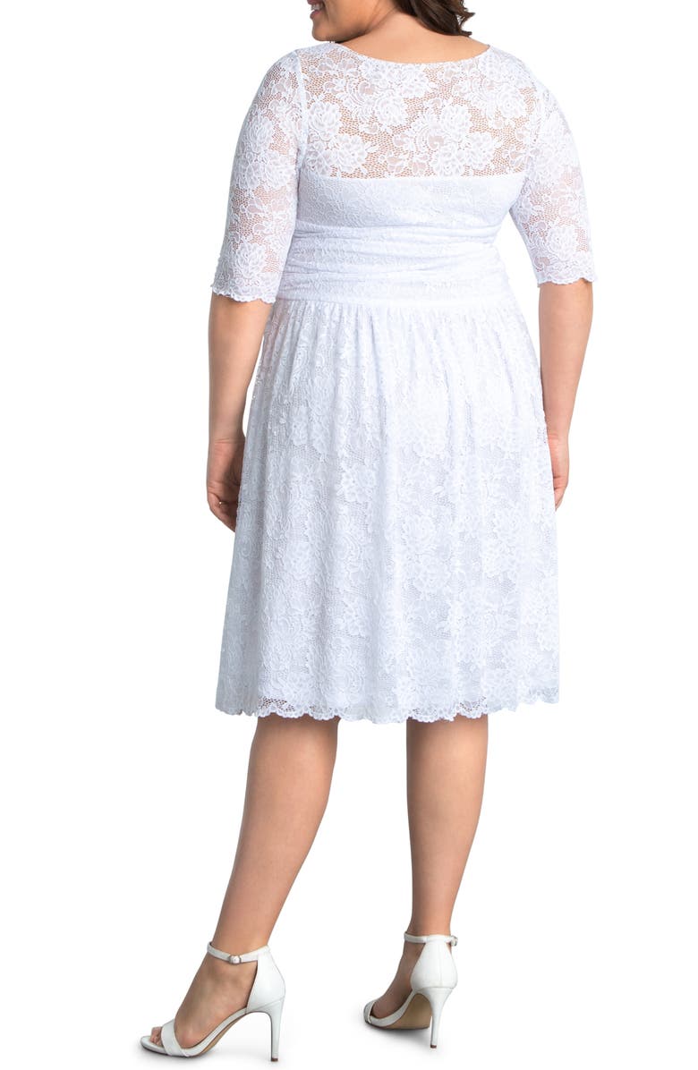 Kiyonna Aurora Lace Dress, Alternate, color, 