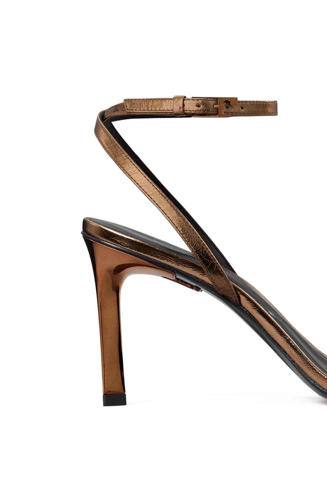 Tory Burch Gigi Leather Sandal, Alternate, color, Copper Freeze