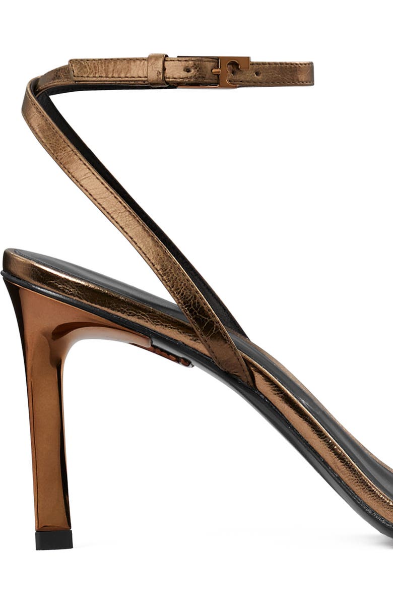 Tory Burch Gigi Leather Sandal, Alternate, color, Copper Freeze