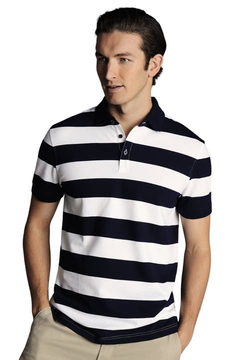 Solid Short Sleeve Cotton Tyrwhitt Pique Polo