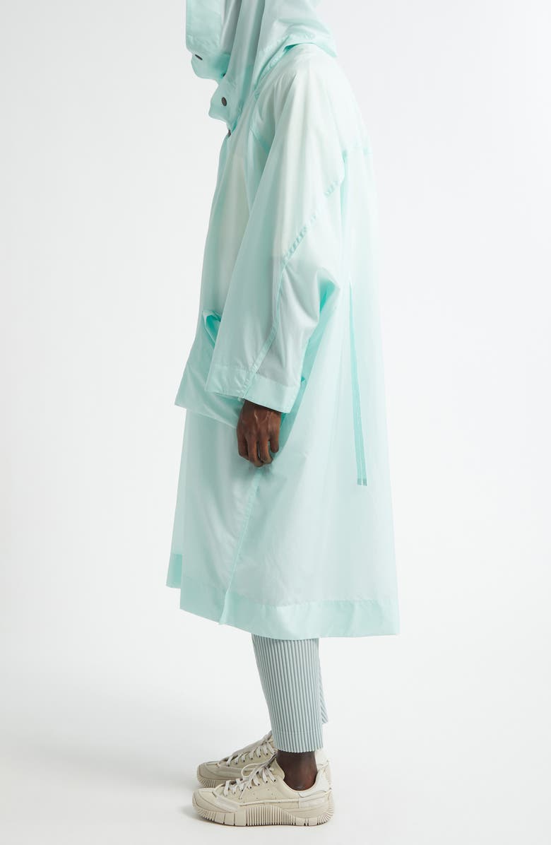 Homme Plissé Issey Miyake Kite Coat, Alternate, color, Mint Green