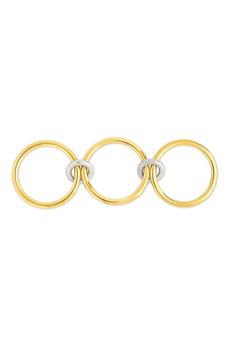 Tamsen Linked Stacking Ring, Alternate, color, DUAL TONE