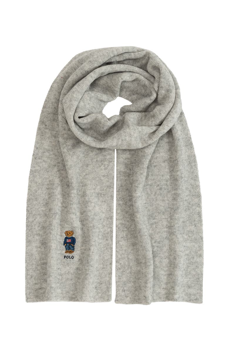 Polo Ralph Lauren Flag Bear Gift-Set, Alternate, color, Andover Hthr