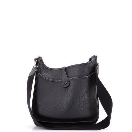 Pre-owned Hermes Hermes Evelyne Bag Gen Ii Clemence Pm In Black