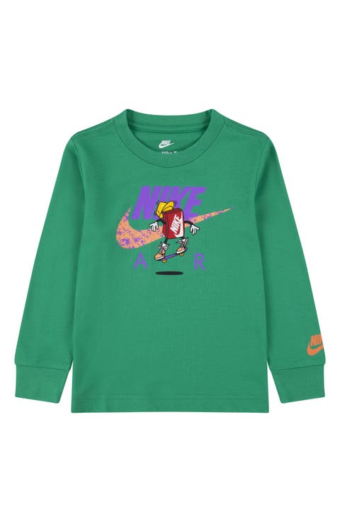 Kids' Boxy Air Long Sleeve Graphic T-Shirt (Toddler & Little Kid)