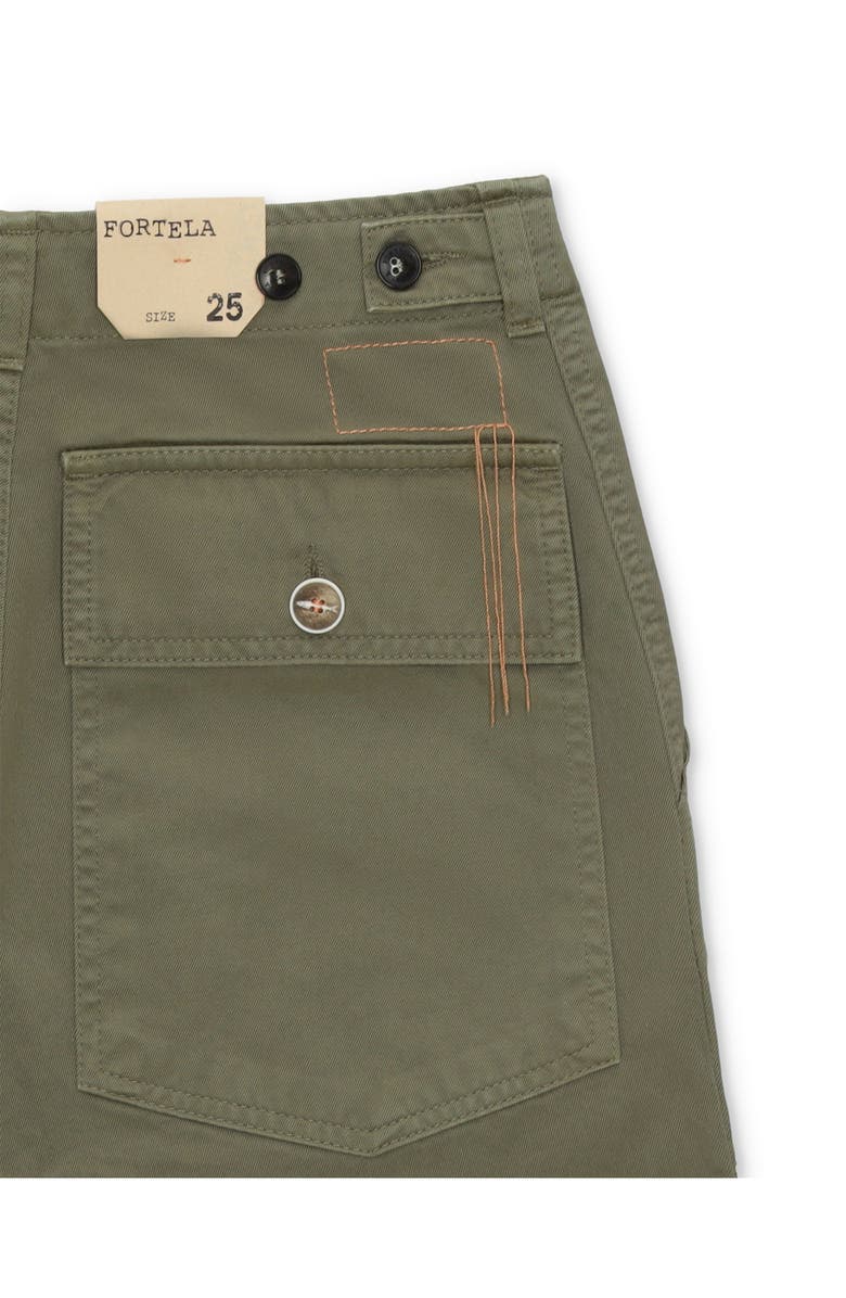 Fortela Military Style Fatigue Trousers, Alternate, color, Green