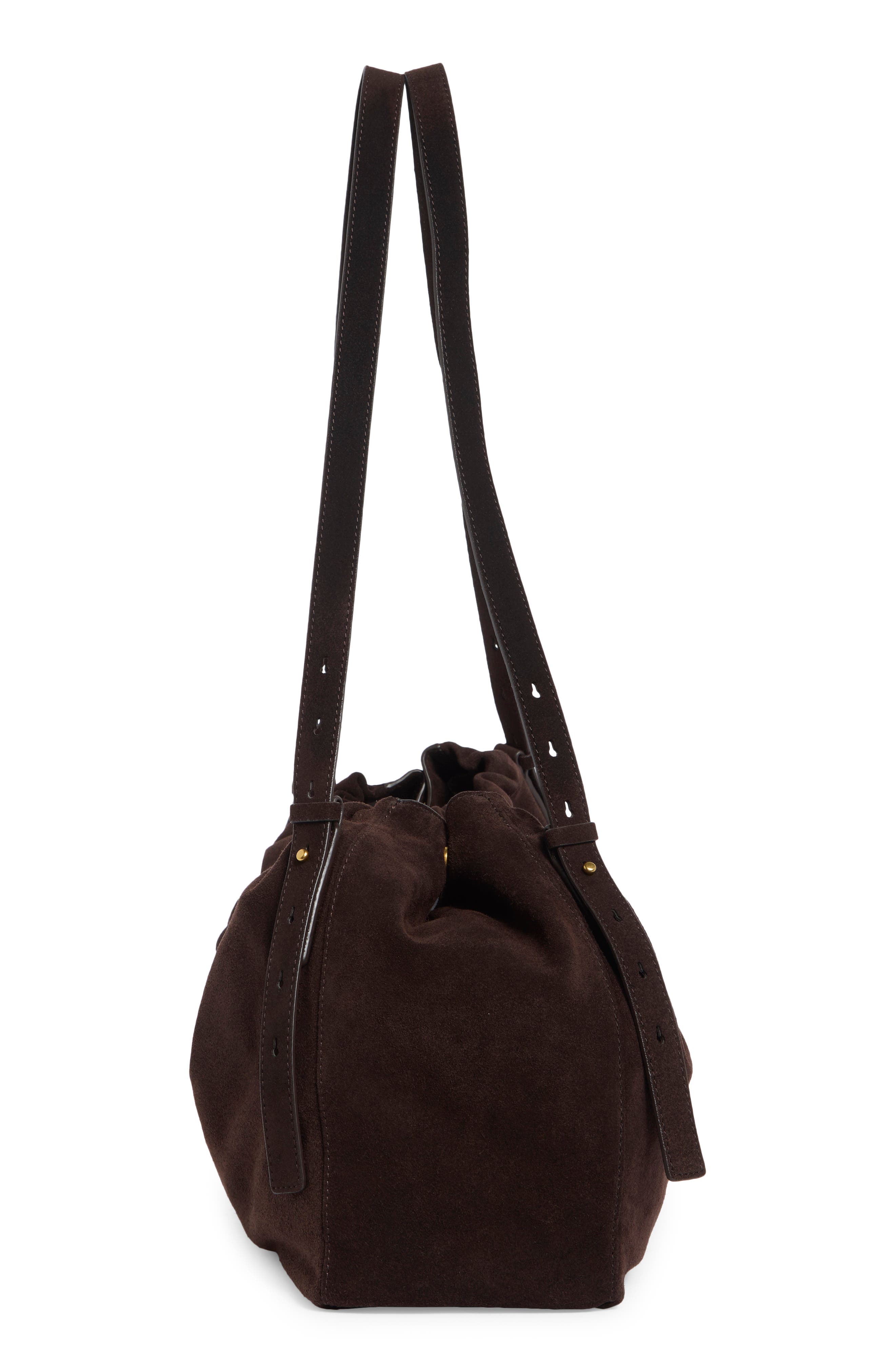 Ludlow Suede Satchel, Alternate, color, CHO