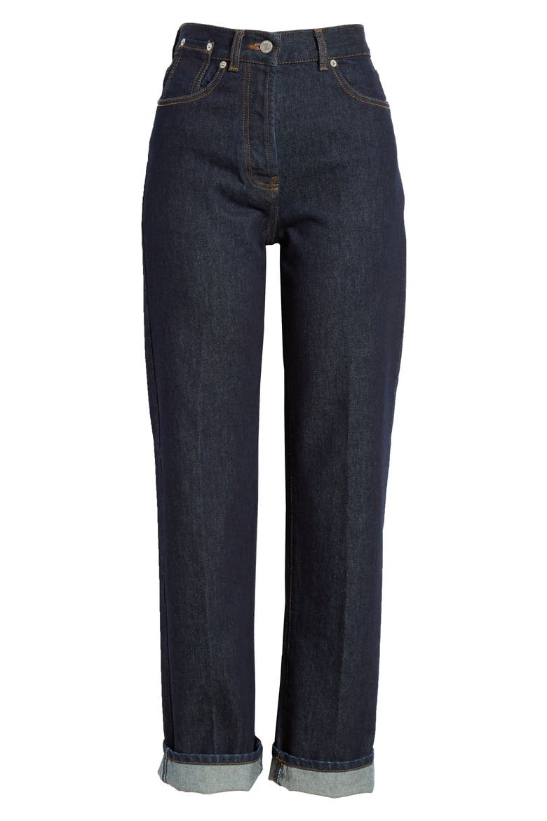 Piscos High Waist Straight Leg Jeans, Alternate, color, 507-INDIGO