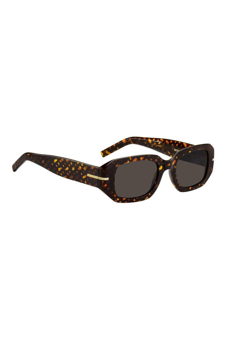 50mm Rectangular Sunglasses, Alternate, color, HAVANA PATTERN