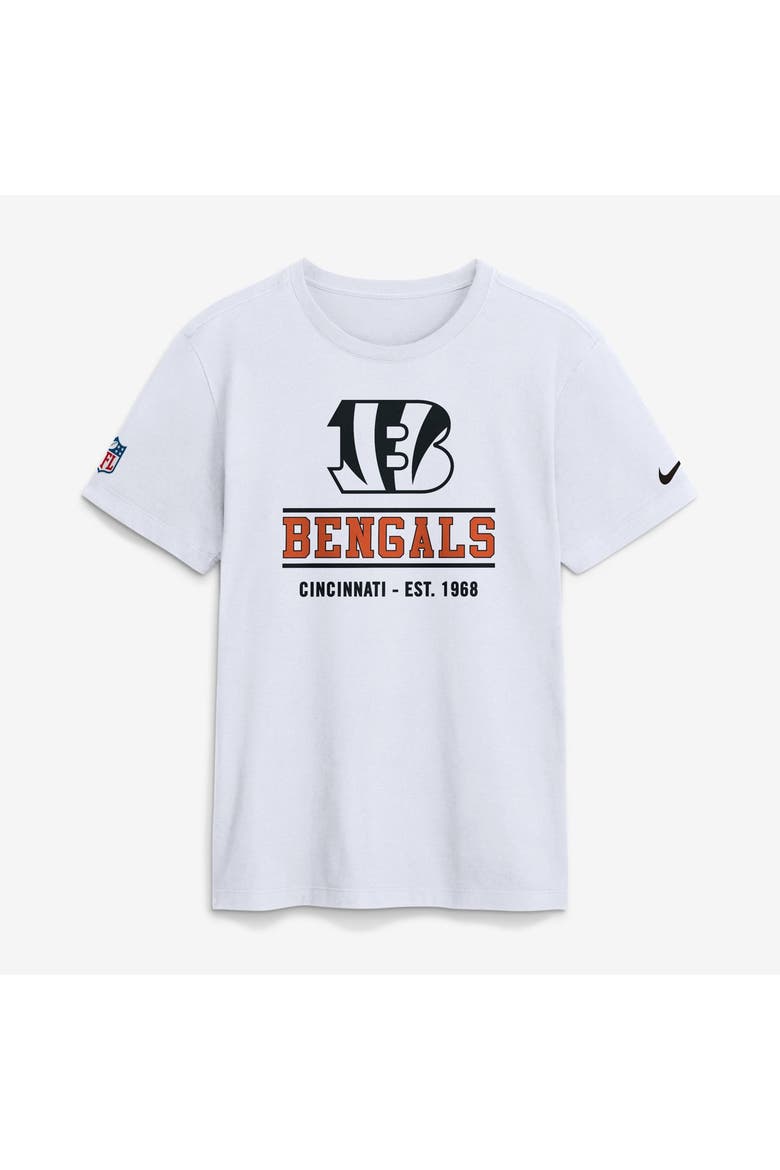 Men's Nike White Cincinnati Bengals Sideline Alternate Final Sprint Dri-FIT T-Shirt, Main, color, White