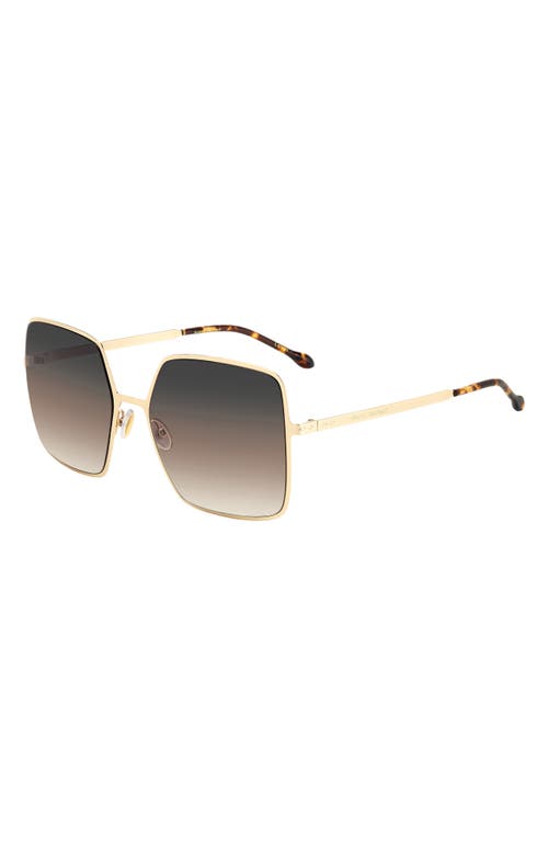 ISABEL MARANT ISABEL MARANT 52MM GRADIENT SQUARE SUNGLASSES 