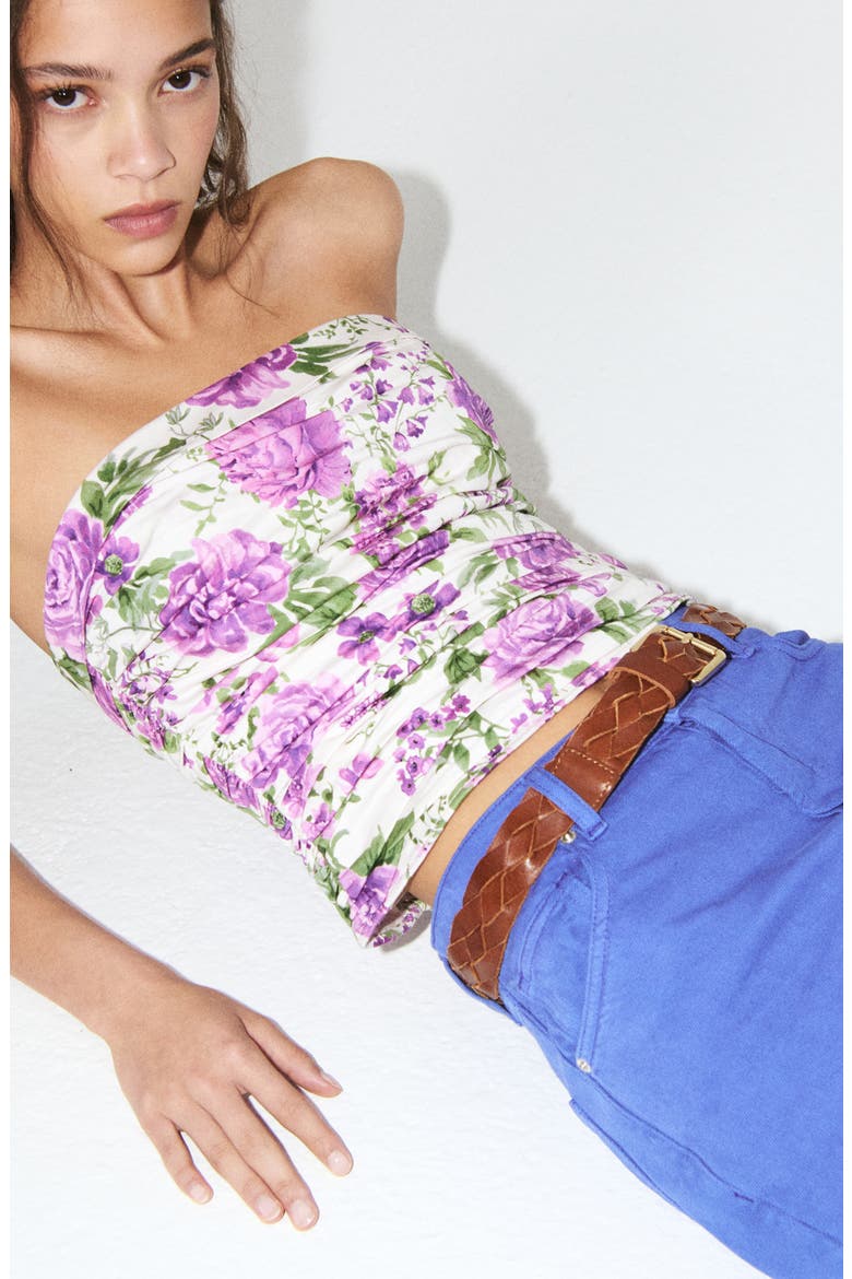 Starring Hailey Bieber Mom Fit Jeans, Alternate, color, BLUE