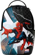 Sprayground Kids' Marvel Spider-Man Curtain Reveal Backpack
