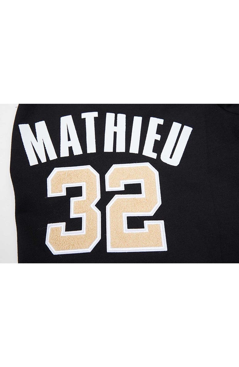 PRO STANDARD Men's Pro Standard Tyrann Mathieu Black New Orleans Saints Player Name & Number Shorts, Alternate, color, Black