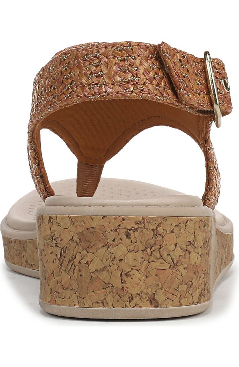 LifeStride Beachy Wedge Sandal, Alternate, color, Brown