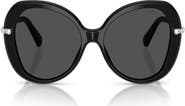 Swarovski 55mm Butterfly Sunglasses