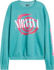Merch Traffic Nirvana Snake Swirl Sweatshirt