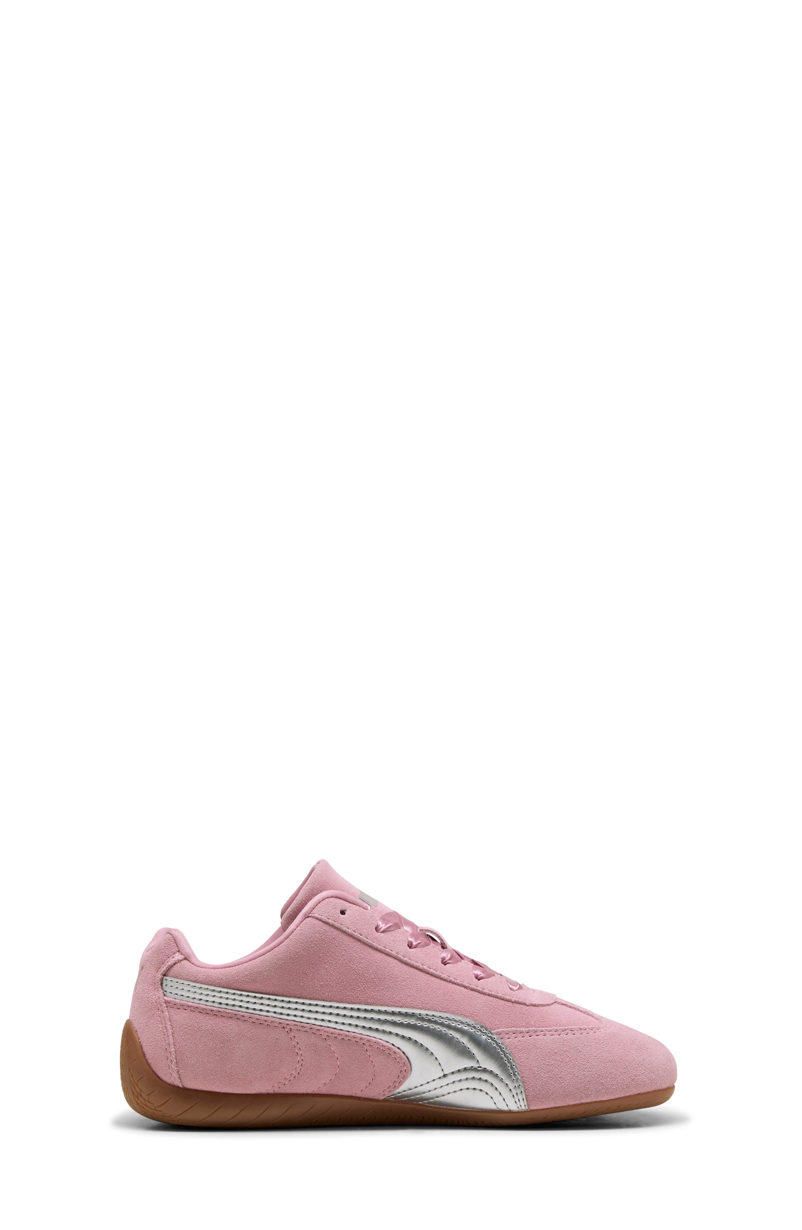 PUMA Kids' Speedcat Jr. Sneaker, Alternate, color, Poised Pink/ Puma Silver