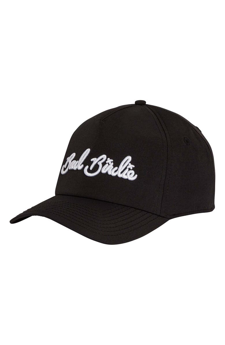Bad Birdie Logo Script Baseball Cap, Alternate, color, 
