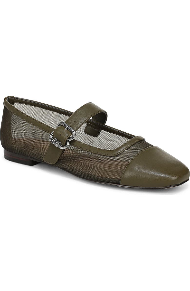 Sam Edelman Miranda Mary Jane Flat, Main, color, Olive Branch