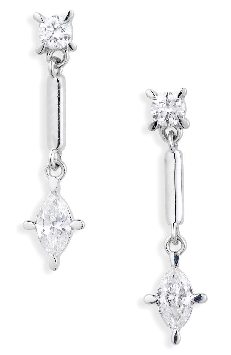 Bony Levy Aviva Diamond Drop Earrings, Main, color, 