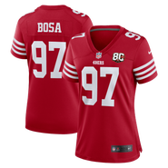 Nike Women's Nike Nick Bosa Scarlet San Francisco 49ers 80th Anniversary Game Jersey
