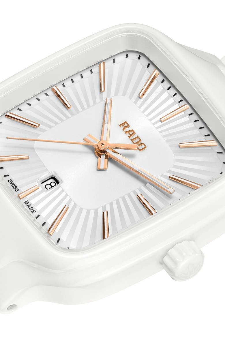 RADO True Square Bracelet Watch, 29mm, Alternate, color,