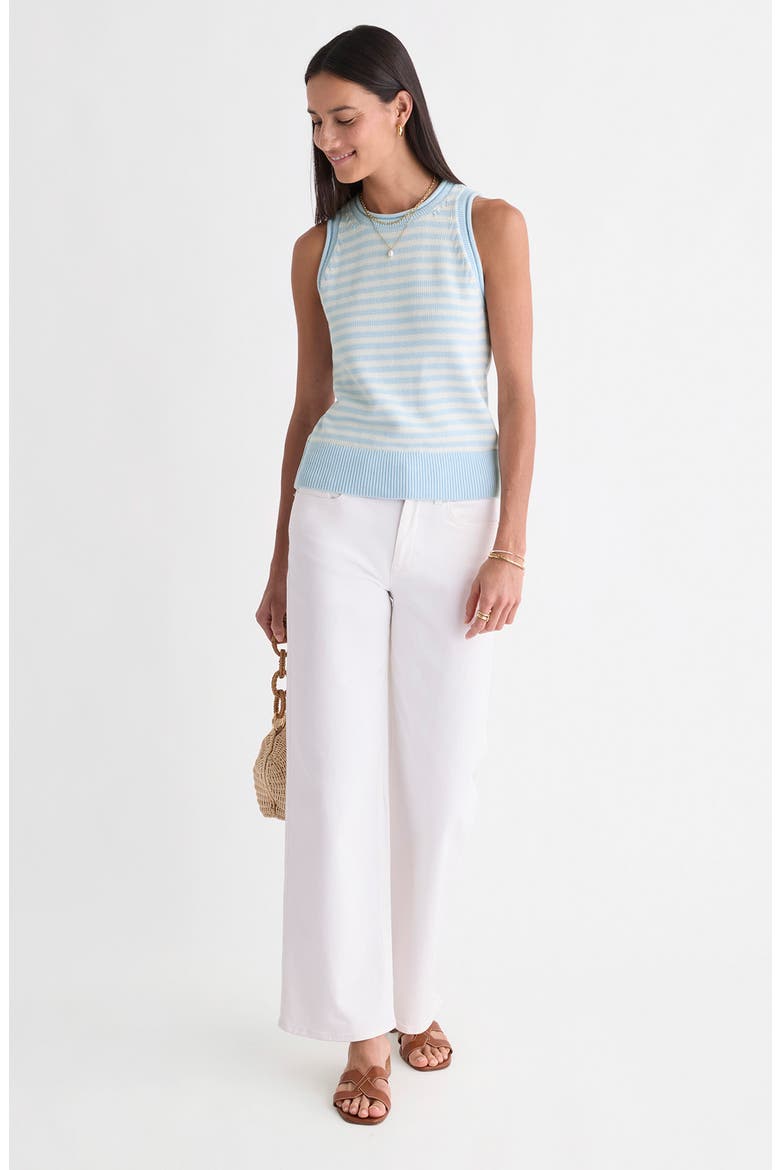 Stripe Sweater Tank, Alternate, color, ROCKS BLUE STRIPE
