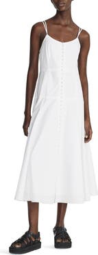 rag & bone Misty Button Front Cotton Sundress