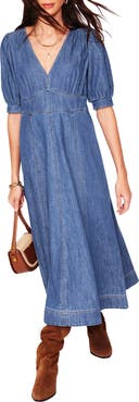 Boden Denim A-Line Dress